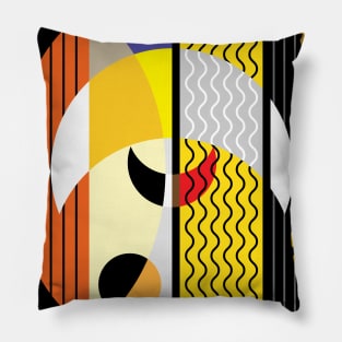 Beautiful Geometric Minimalist Abstract Pillow