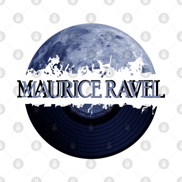 Maurice Ravel blue moon vinyl by hany moon