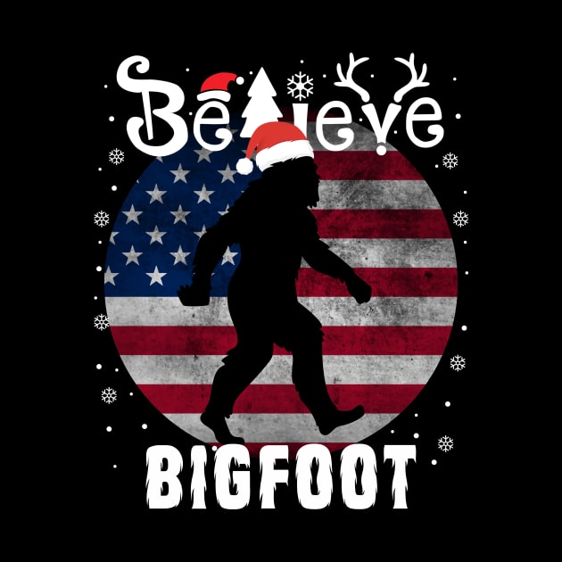 Bigfoot Believe Christmas by sopiansentor8