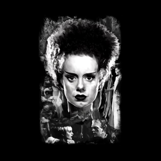 The Bride of Frankenstein "She's Alive!!!" by xenomorphicpress