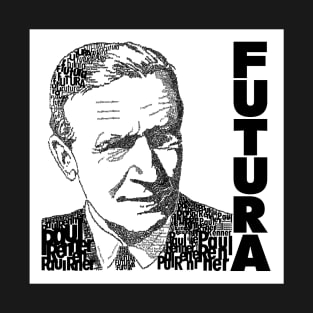 Futura Font Paul Renner Portrait T-Shirt