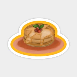 Watercolor Pancake Magnet