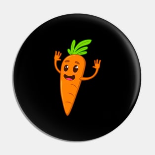 Cartoon Carrot Pin