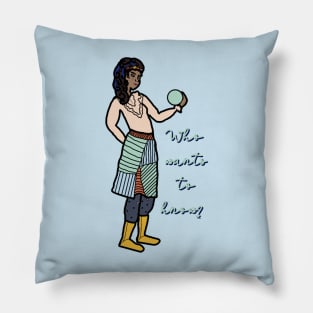 "Who Wants to Know?" Fantasy Fortune-Teller Pillow