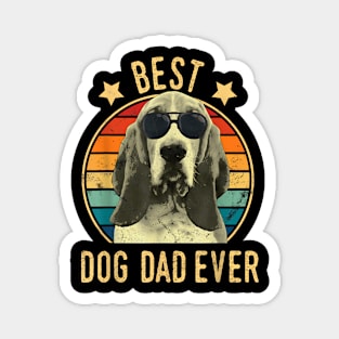 Best Dog Dad Ever Basset Hound Father'S Day Magnet