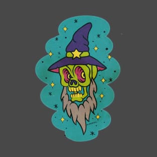 Space Skull Wizard T-Shirt