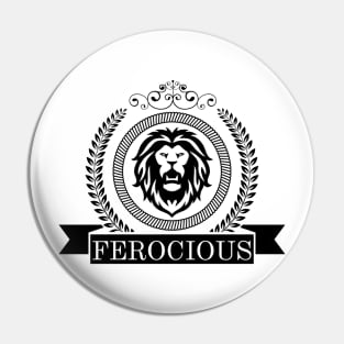 Ferocious Lion Pin