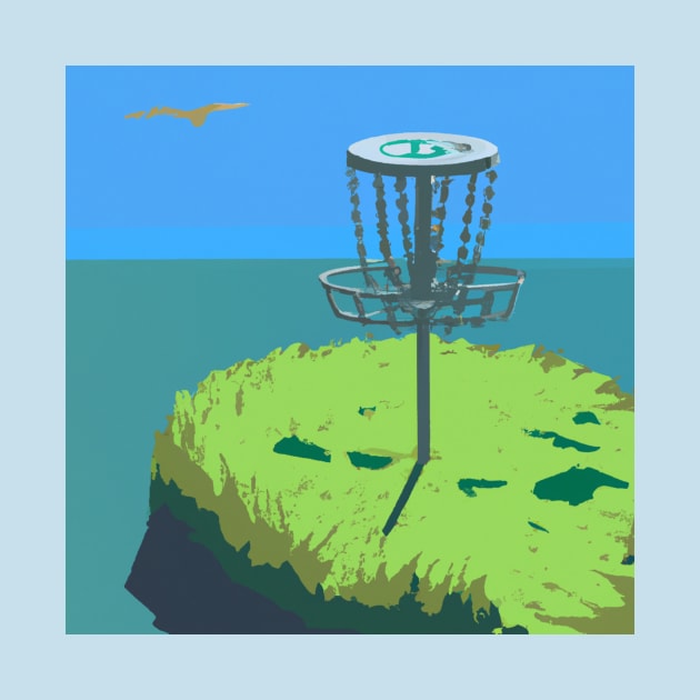 Disc Golf on a Remote Island by Star Scrunch