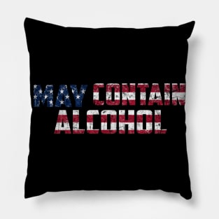 May contain alcohol Pillow