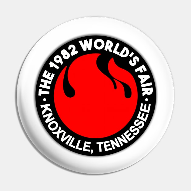 '82 World's Fair Logo - 3 Pin by BigOrangeShirtShop