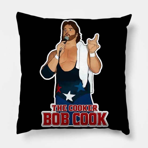 Bob Cook Pillow by The Cookers Corner