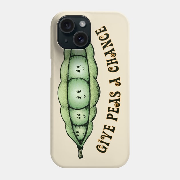 Give peas a chance Phone Case by mangulica