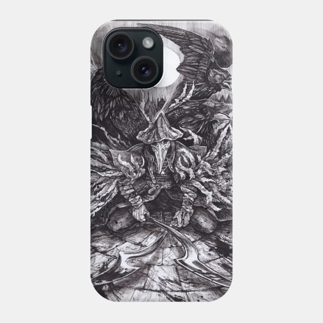 Eileen the Crow Phone Case by August