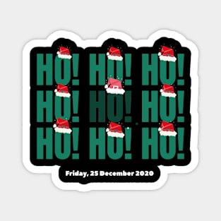 Ho Ho Ho Merry Christmas Santa Clause Magnet