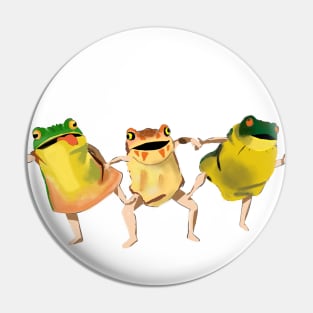 Frog dance Pin