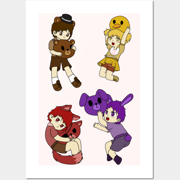 Five Nights at Freddy's Illustration, five nights at freddy's poster, png