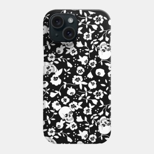 Skull Flowers Phone Case