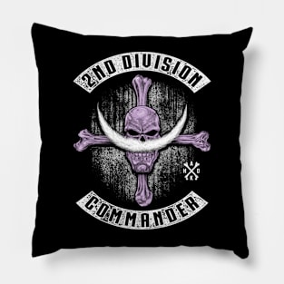 Realistic White Beard Jolly Roger Pillow