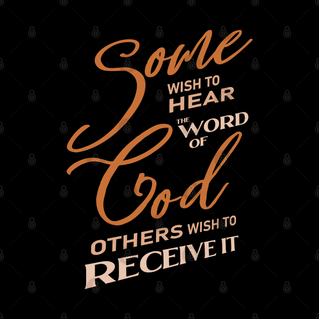 Some wish to hear the word of God, others wish to receive it, by FlyingWhale369