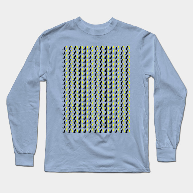Lightning Bolt Cat Electric Long Sleeve T Shirt Teepublic