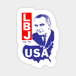 LBJ FOR THE USA Magnet
