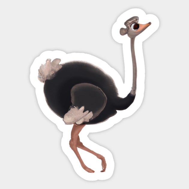 Mystical Anime Ostrich