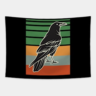 Vintage Crow Tapestry
