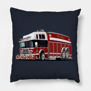 Cartoon firetruck Pillow