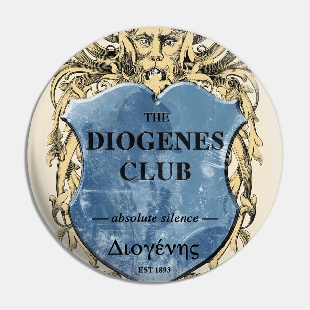 Sherlock Holmes - The Diogenes Club Pin by The Blue Box