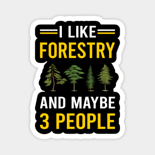 3 People Forestry Magnet