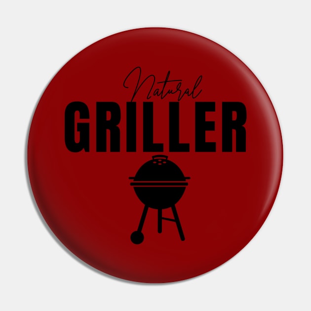 Natural Griller Pin by ArtisticRaccoon