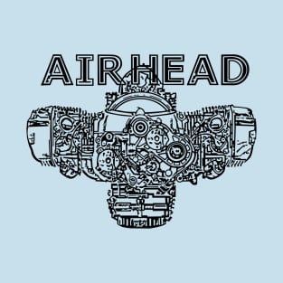 AIRHEAD Boxer bmw twin motorcycle R65 T-Shirt