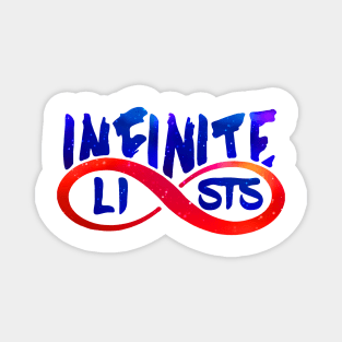 Infinite lists Merch Magnet