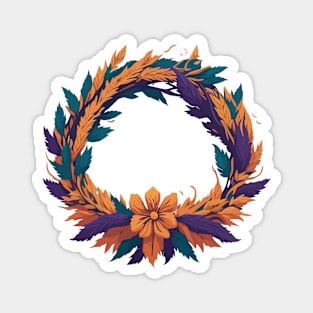 Floral Wreath Magnet