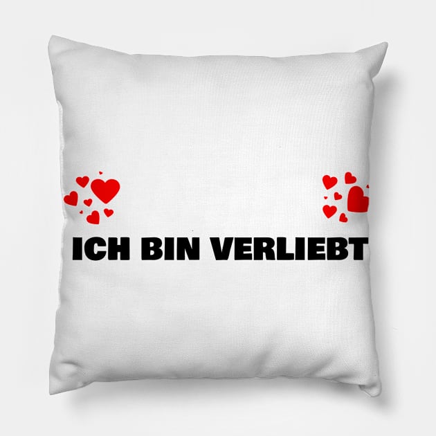 ich bin verliebt Pillow by FromBerlinGift