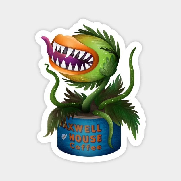 Audrey II Magnet by Firebluegraphics