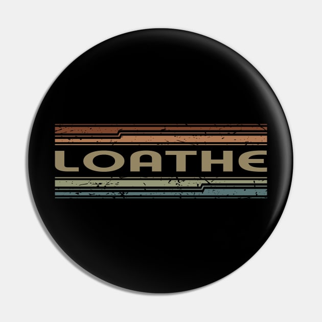 Loathe Retro Lines Pin by casetifymask