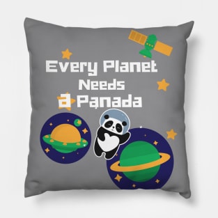 Every planet needs a Panda astronaut panda Pillow