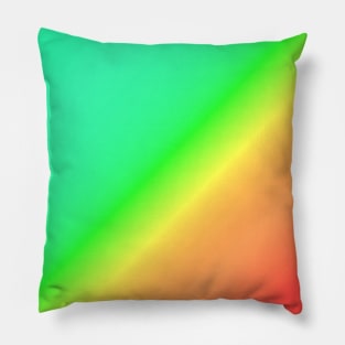 Diagonal Ombre Green Pillow