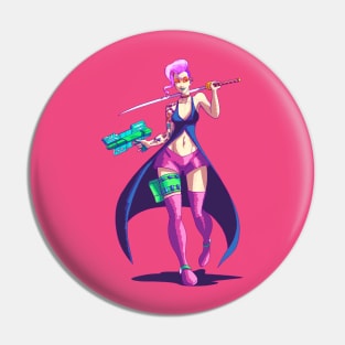 Assassin girl Pin