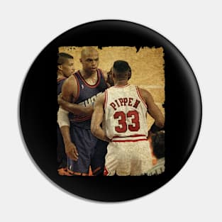 Charles Barkley vs Scottie Pippen Pin