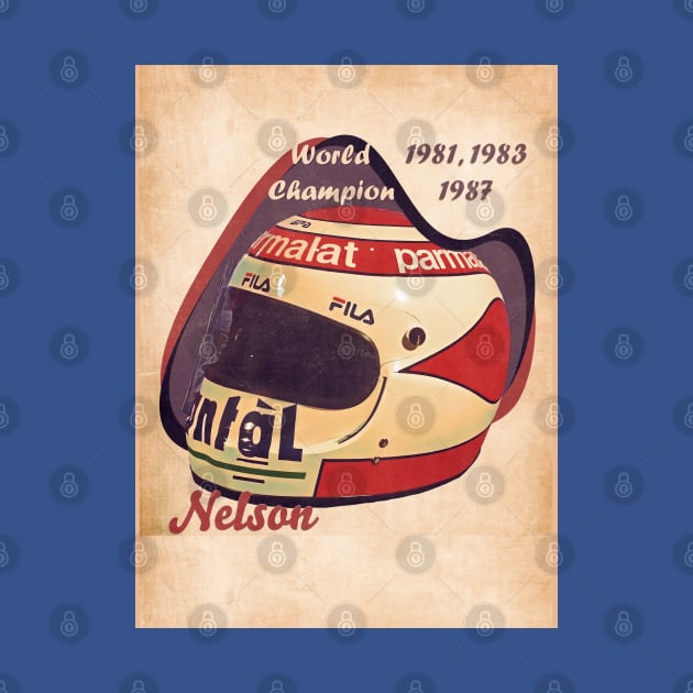 1981 Nelson Piquet by Popcult Posters