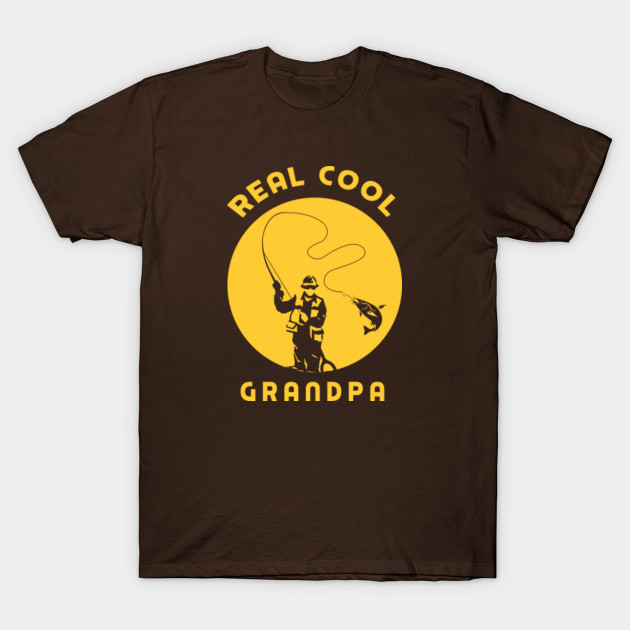 Disover Reel Cool Grandpa, Fishing Gift for Fisherman - Fishing Gift - T-Shirt