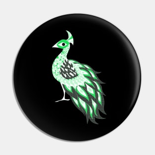 eco phoenix peacock rising ecopop Pin