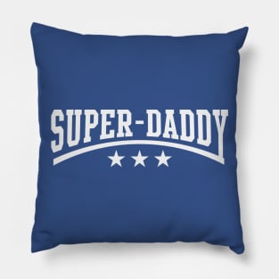 Super-Daddy (White) Pillow