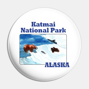 Katmai National Park and Preserve, Alaska Pin