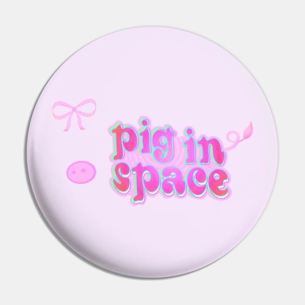 Pig in Space Pin by stefy