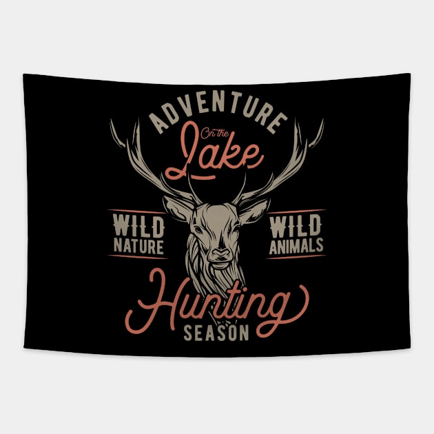 Hunting season Tapestry by peace and love