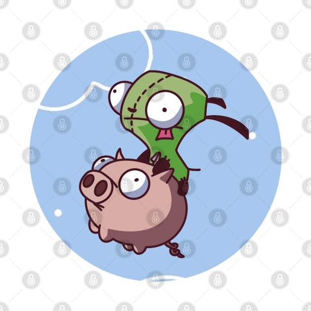 gir on pig by VinylPatch