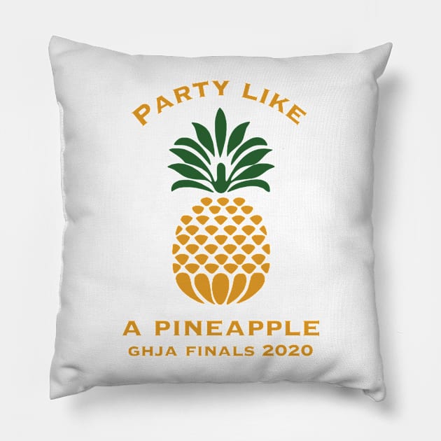 Party Like A Pineapple Pillow by AliScarletAdams